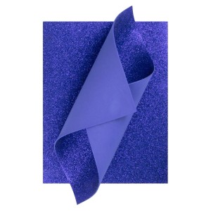 FOAMY HOJA DIAMANTINA FAST AZUL X10