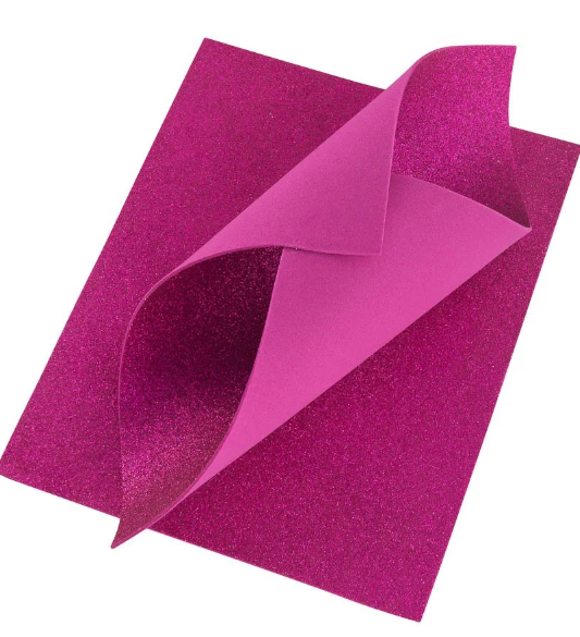 FOAMY HOJA DIAMANTINA FAST FUCSIA X10