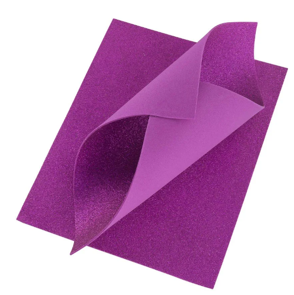 FOAMY HOJA DIAMANTINA FAST VIOLETA X10