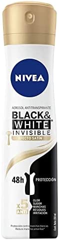 NIVEA AEROSOL INVISIBLE EFECTO SATIN 150ML X12
