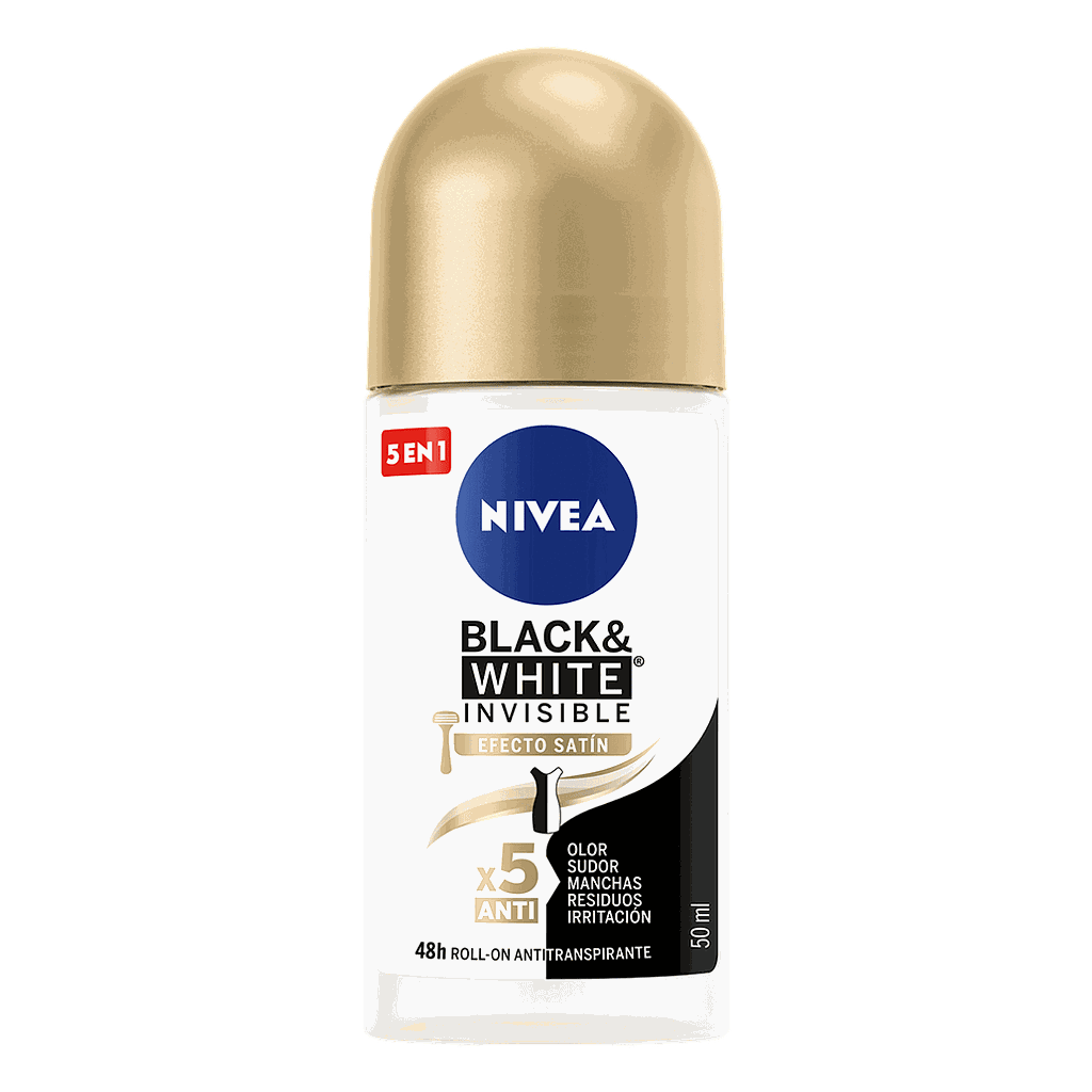 NIVEA ROLLON INVISIBLE EFECTO SATIN 50ML X12