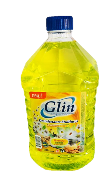 GLIN DESINFECTANTE GALON ALMENDRA VAINILLA X4
