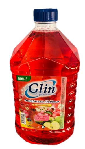GLIN DESINFECTANTE GALON MANZANA CANELA X4