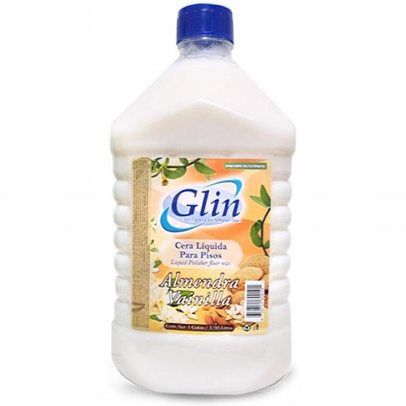 GLIN CERA LIQUIDA GALON ALMENDRA VAINILLA X4
