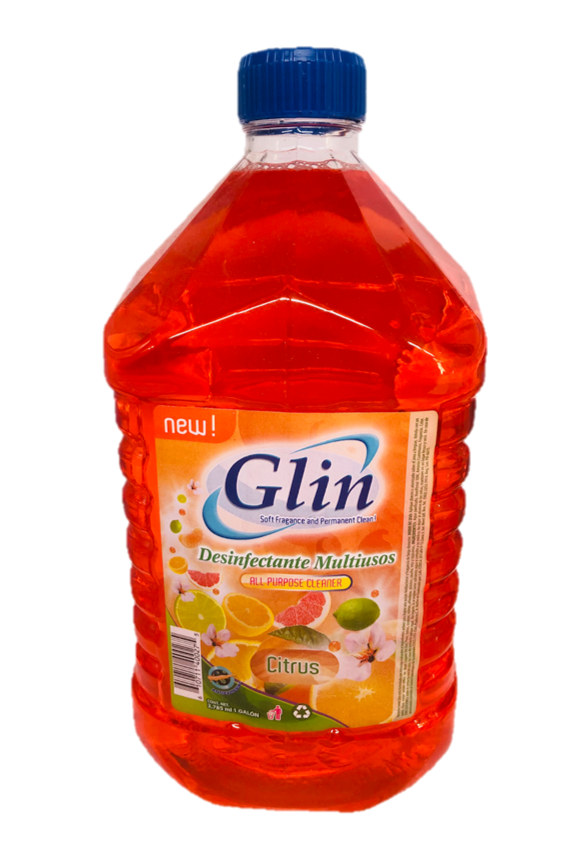 GLIN DESINFECTANTE GALON CITRUS X4