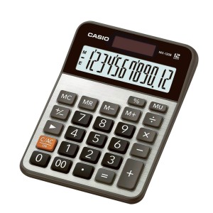 CALCULADORA P/ESCRITORIO CASIO MX-120B-W-DC 12 