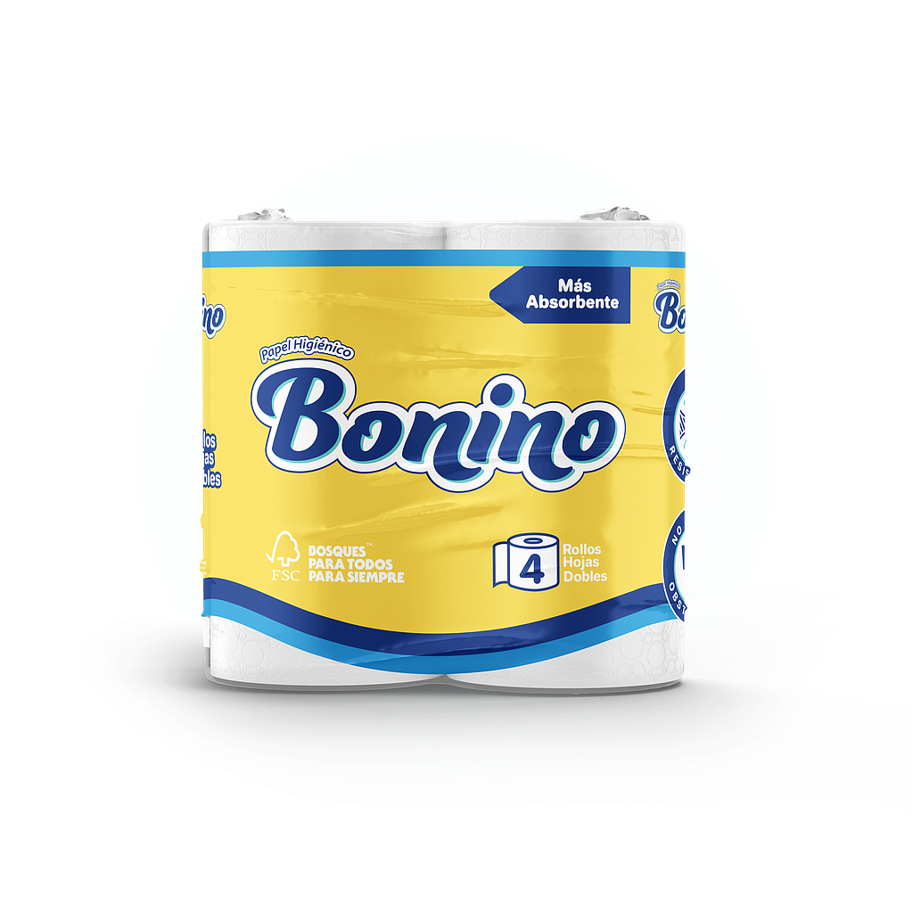 PAPEL HIGIENICO BONINO 280HD 12X4