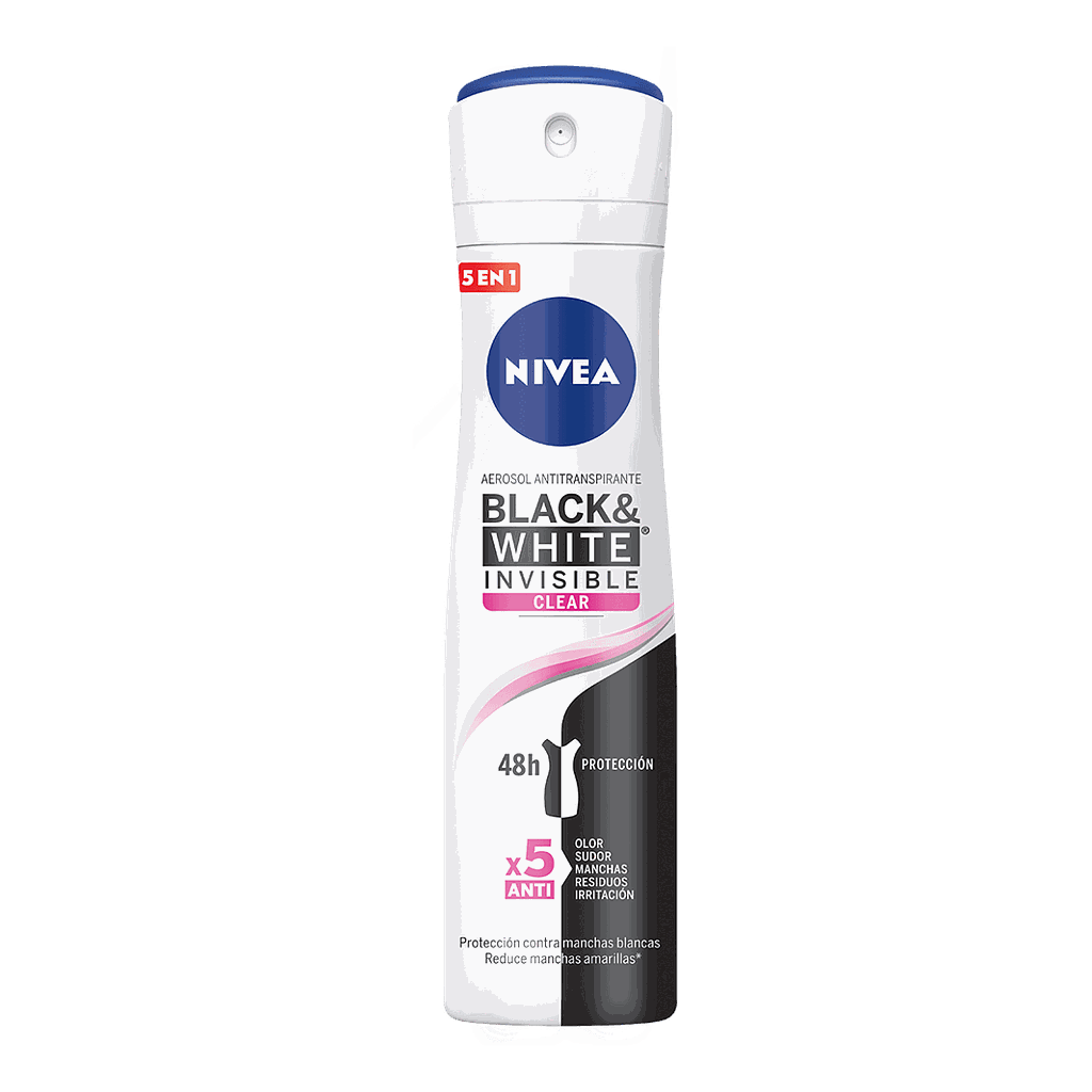 NIVEA AEROSOL INVISIBLE CLEAR 150ML X12