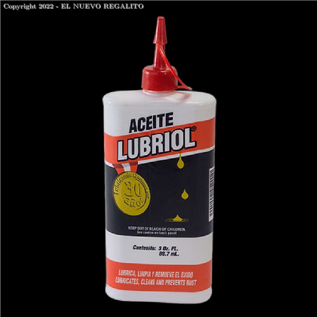 ACEITE LUBRIOL 3 ONZAS X72