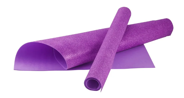 FOAMY PLIEGO DIAMANTINA FAST LILA X5