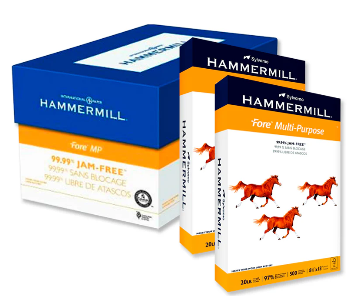 HOJAS FOTOCOPIADORA 75G HAMMERMILL OFICIO X10