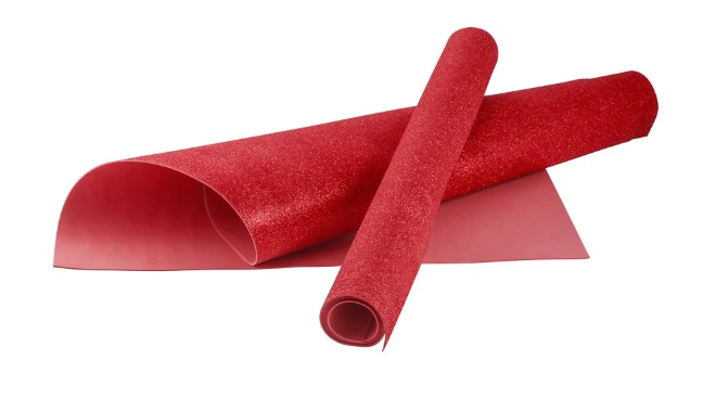 FOAMY PLIEGO DIAMANTINA FAST ROJO X5