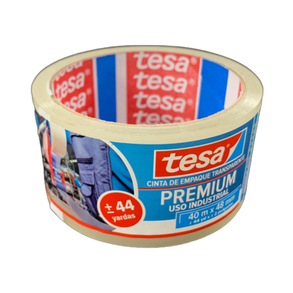 TESA CINTA DE EMPAQUE PREMIUM TRANSP 40M X48MM X 2" X36